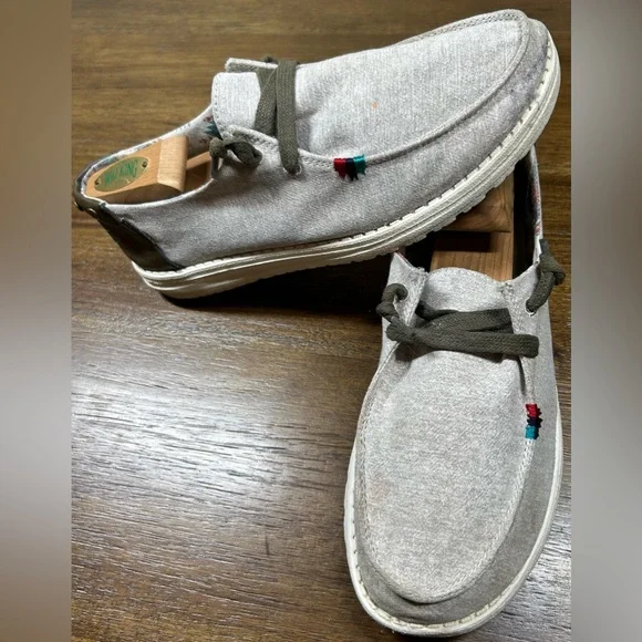 Hey Dude Women’s Size 8 Wendy Rodeo Wheat Aztec Slip On Loafers Casual Shoes - Picture 1 of 7